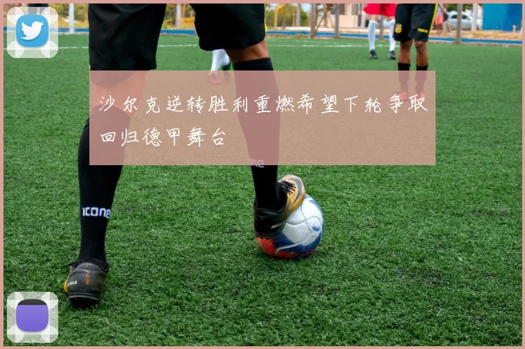 沙尔克逆转胜利重燃希望下轮争取回归德甲舞台